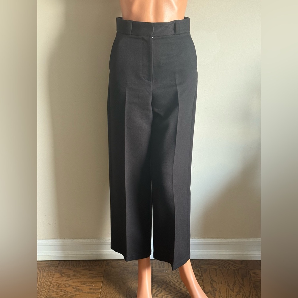 & Other Stories Elegant Black Wide-Leg Trousers